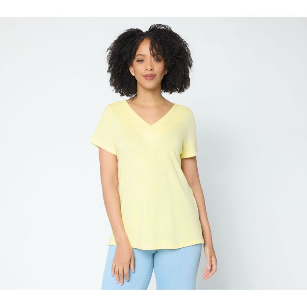 Belle by Kim Gravel Women's Top Plus Sz 1X Make Your Selection: Yellow A723965